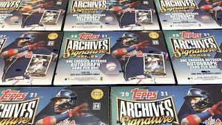 NEW RELEASE! 2021 TOPPS ARCHIVES SIGNATURE SERIES BASEBALL CARDS!