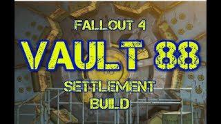 Fallout 4: Vault 88 Settlement Build | Biggest Vault (All Sectors Filled)