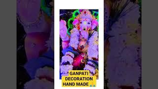 Ganpati Decoration Hand Made #shorts