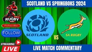 SCOTLAND VS SOUTH AFRICA 2024 LIVE MATCH COMMENTARY