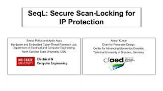 Secure Scan-Locking for IP Protection