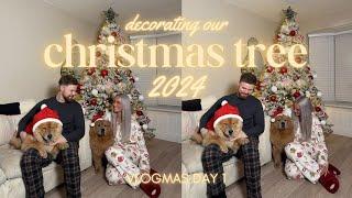 decorate with us for christmas 2024  | vlogmas day 1!! 