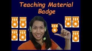 Teaching Material Badge