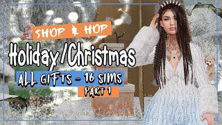 ALL THE FREE GIFTS - Holiday Shop & Hop 2024 - 16 SIMS PART 1  - Second Life