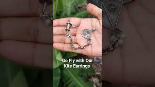 Premium Quality Kite Earrings Soar in Style with Artisan Craftsmanship #jewellery #shorts