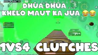 1 vs 4 CLUTCHES | BGMI | DC PSYCHO | Anuj Gaming