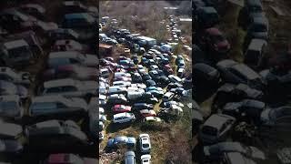 INSANE!!! Car Graveyard.....