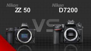 Nikon Z50 vs Nikon D7200