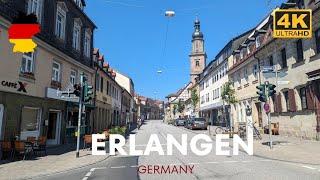 Erlangen Germany: A Walking tour in 2024 I Travel Germany I 4K HDR