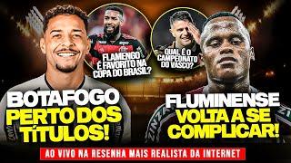 FLUMINENSE VAI CAIR? BOTAFOGO ABRE VANTAGEM! FLAMENGO E FINAL DA CDB! | Resenha +/- 86