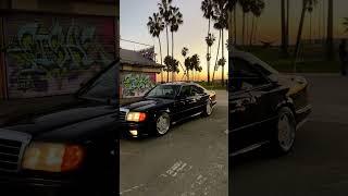 W124 300ce Coupe#sunset #california #amazing #w124 ##video #subscribe #youtube #viral #mb #short