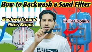 How to backwash a sand filter / How to backwash pool filter