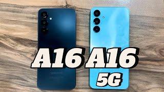 Samsung Galaxy A16 vs Samsung Galaxy A16 5G