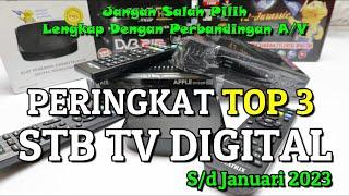 3 Rekomendasi STB TV Digital Terbaik Cocok Untuk TV Tabung Dan LED Fitur Lengkap Sinyal Muncrat