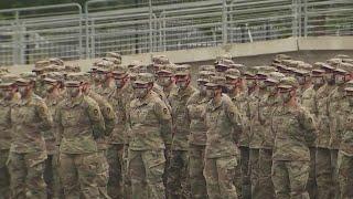 Friends, family say goodbye to Texas National Guard soldiers deploying overseas