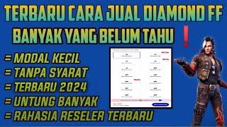 CARA BERJUALAN DIAMOND FF SENDIRI TERBARU GARENA FREE FIRE | MODAL KECIL UNTUNG BANYAK..