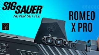 Sig Sauer Romeo X Pro Pistol Red Dot Review