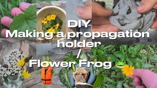 D.I.Y Flower frog/Propagation Holder | Plants With Jules