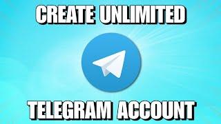 How To Create Telegram Account Without Phone Number | Telegram Unlimited Account | Free Number