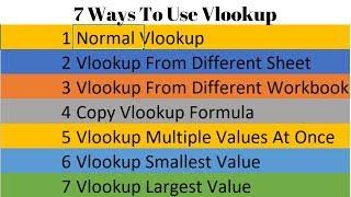 7 Ways to Use Vlookup in Excel