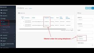 Admin Order List Email + Telephone Column+Filter - OpencartTools