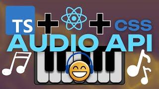 Fully Working Piano using REACT TYPESCRIPT AND CSS: FUNCTIONALITY