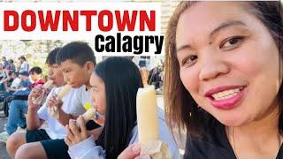 Downtown Calgary summer Filipino fiesta 2024 | family vlog | sarah buyucan