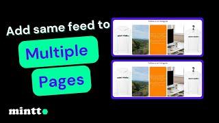 Mintt - Instafeed / Instagram Feed | Add feed to multiple pages