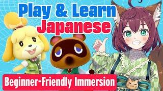 Top Game for Learning Japanese: Animal Crossing  Beyond Beginner Listening & Reading Practice #9