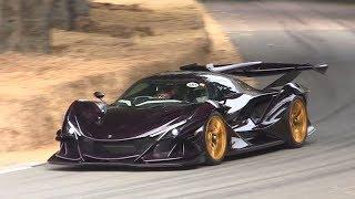 €2.3M Apollo Intensa Emozione Hypercar - V12 Engine Sound!