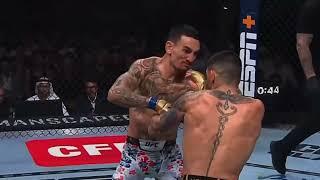 Full fight Ilia Topuria vs Max Holloway knockout #ufc308