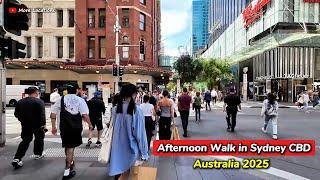 Afternoon Walk in Sydney CBD, Australia 2025