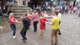 Winchester UK International Flashmob West Coast Swing 2016 #WestCoastSwingWinchester