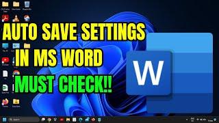 How to Save Auto Recovery Settings in Microsoft Word - Quick Tutorial