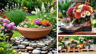 65 Creative Container Garden Ideas, Best Landscaping Ideas for Your Yard!!