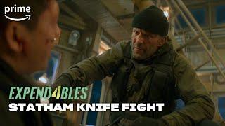 Statham Knife Fight | Expend4bles | Prime Video