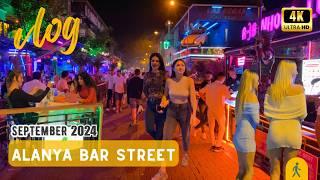 Diving into Alanya's Bar Street Nightlife | Live Music, Entertainment, and More! | September 2024