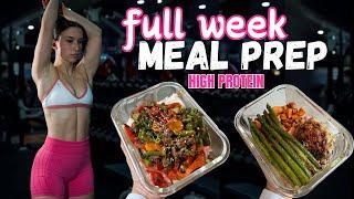 HIGH PROTEIN MEAL PREP RESET | quick & easy meals for the week