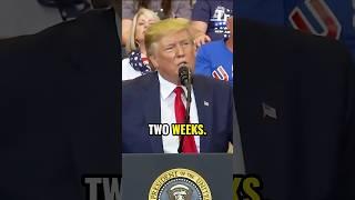 Trump almost never meets his "two weeks" deadlines