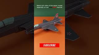 Paper model | Top Gun maverick | DIY fighter jet | Top Gun Mig 28