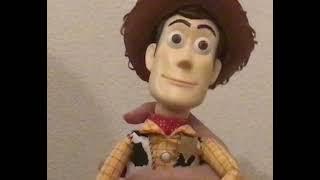 Custom Woody Doll Pullstring Slow Retract Voicebox Toy Story Movie Accurate Woody Wagon Train Line