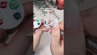 Christmas Nail Art | Christmas Tree On Nails | Grow Nails Instantly #nailsart #christmasnail  #nail