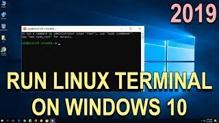 How to install the Linux Terminal on Windows 10 in 2019 Guide