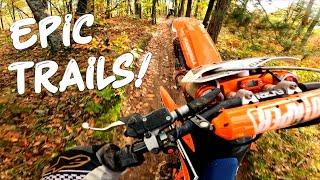 MY FIRST TIME TRAIL RIDING! Exploring Northern Michigan's Amazing Trails