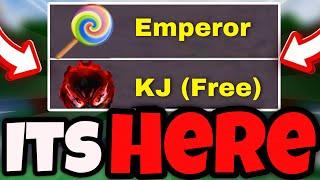 KJ & CHILD EMPEROR UPDATE is OUT! (Update LEAKS & DATE) | The Strongest Battlegrounds Update