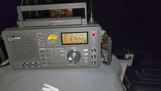 Tecsun S-2200x VS Tecsun H-501x VS Eton Elite 750 Trenton Military SSB signal 6754 kHz Shortwave