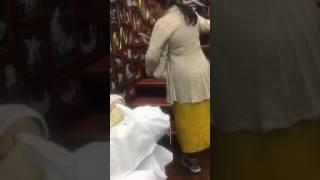Burano Italy Hand made lace demonstration