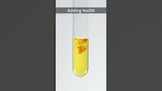 FeCl3 + 3 NaOH → Fe(OH)3🠗 + 3 NaCl