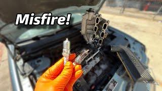 Fixing a Jaguar X-Type Misfire: Replacing Spark Plugs