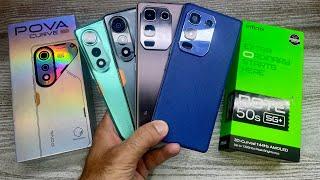 Tecno Pova Curve 5g vs Infinix Note 50s 5g - Best konsa ? | Gaming Processor | 144hz Curve Display